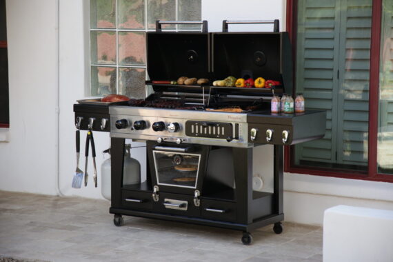 Pit Boss 3-in-1 Memphis Gas / Holzkohle / Smoker - Image 3