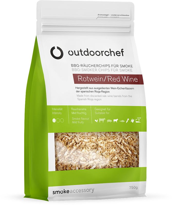 Outdoorchef Räucherchips Rotwein 750 g - Image 2